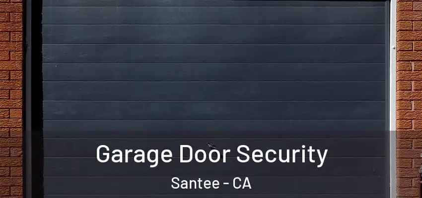  Garage Door Security Santee - CA