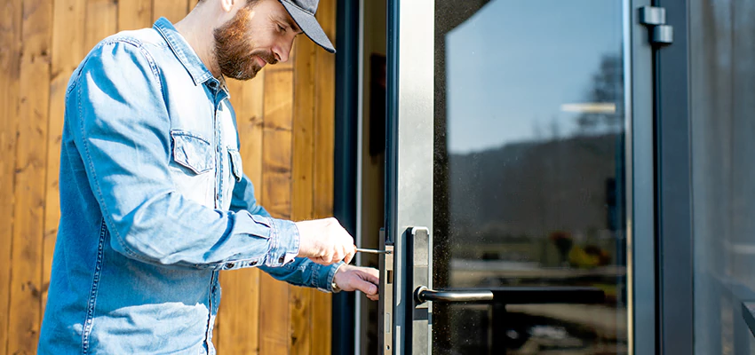 Frameless Glass Storefront Door Locks Replacement in Santee, CA